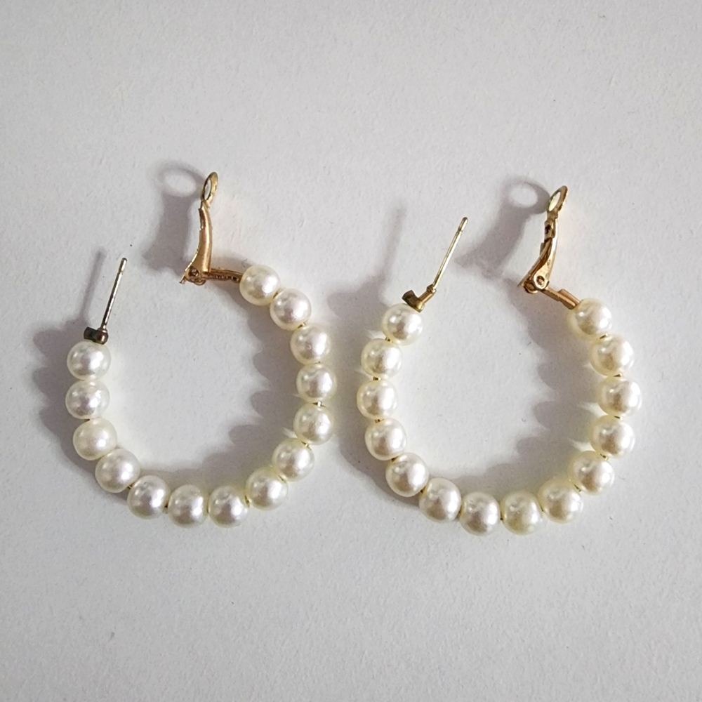 Pearl Hoops